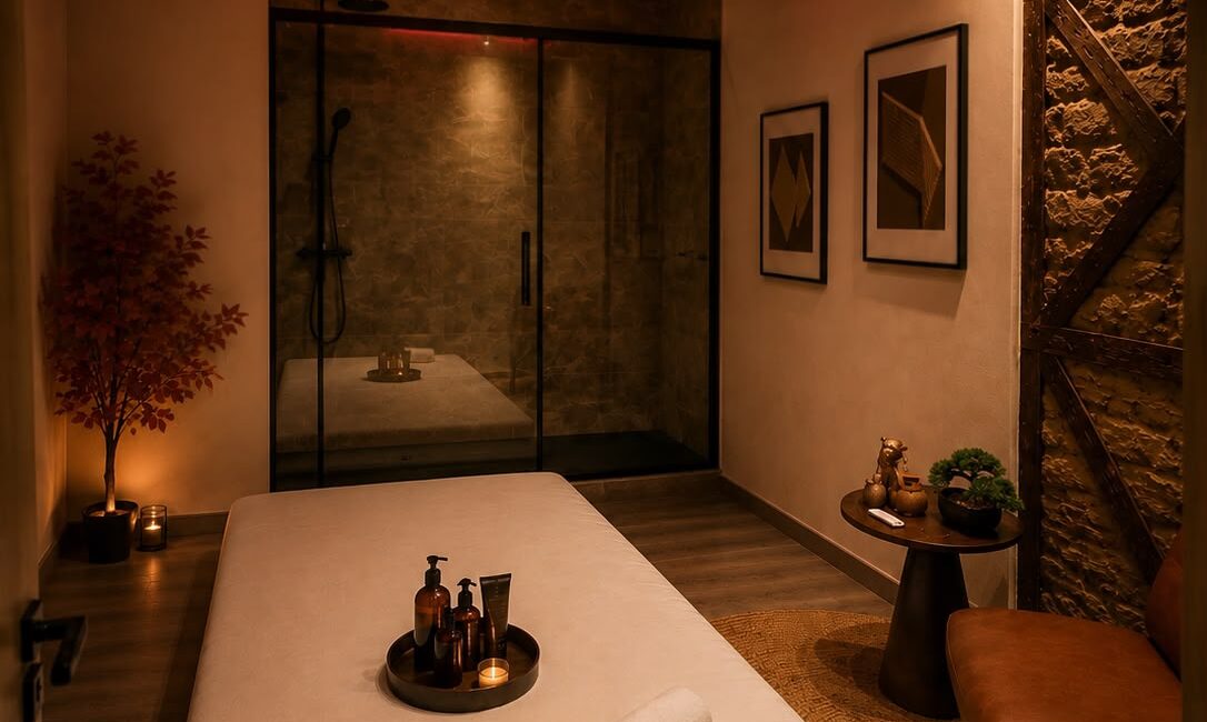 Gabinete de atendimento de luxo no La Maison Spa Lisboa